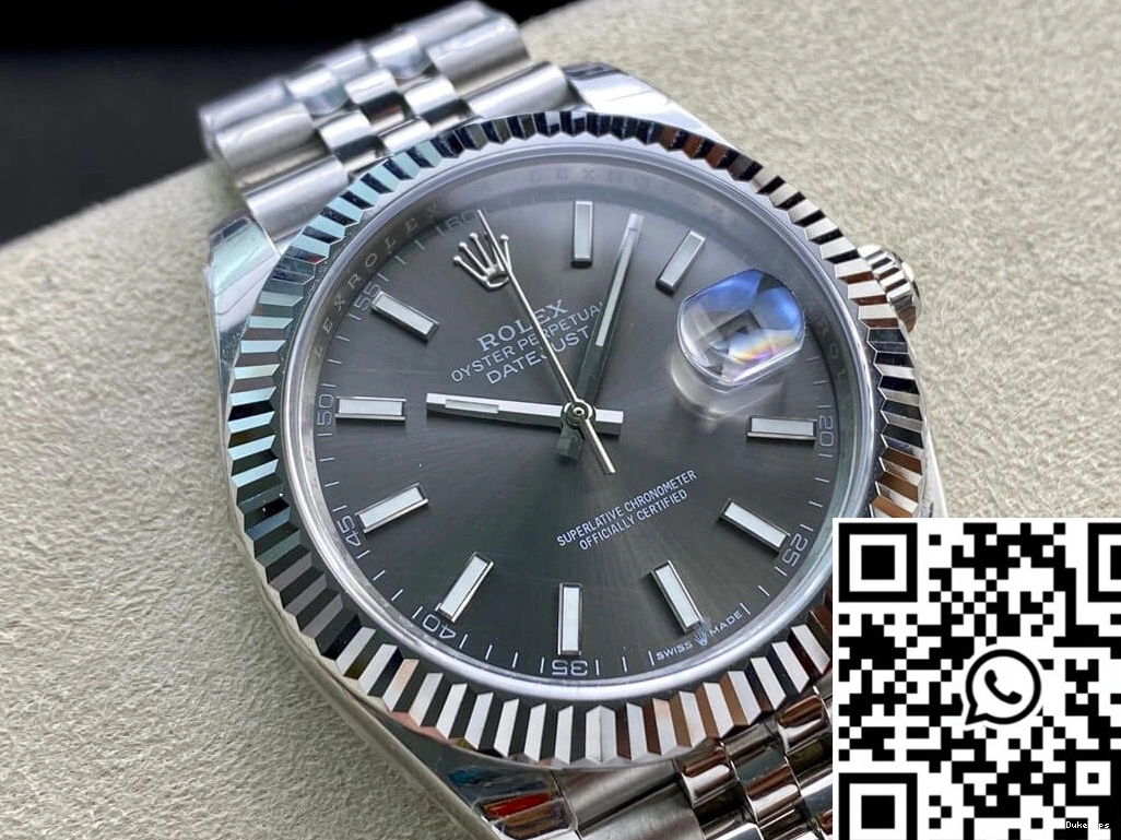 Factory EW Dial Rolex M126334-0014 Datejust Grey 0912